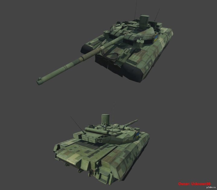 T-84 Oplat 3D Model