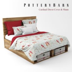 Pottery barn bedclothes 3D Model