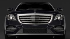 Mercedes Benz S 560 Lang 4MATIC AMG Line W222 2018 3D Model