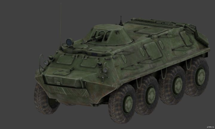 BTR-60PB 3D Model