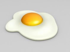 Fried Egg 3D 3D Model