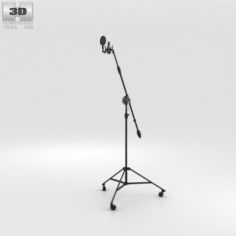 Studio Microphone 3D Model