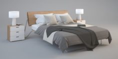 Caccaro Roule bed 3D Model
