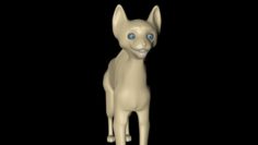 CAT Tim Burton obj Cinema 4d CAT 3D Model