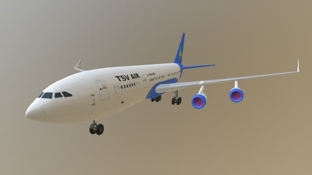 Aircraft IL-96-300 3D Model