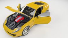 Ferrari 812 superfast 2018 3D Model