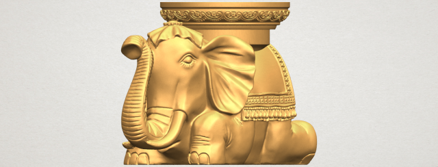 Elephant Table 3D Model