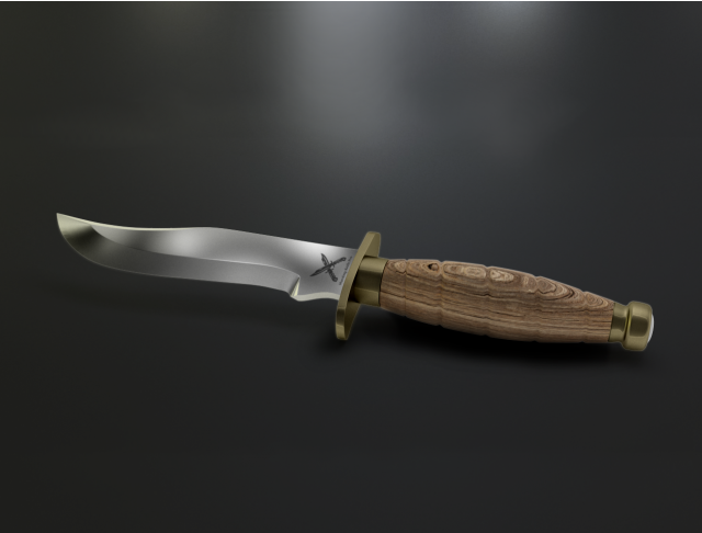 Hunting Knife Free 3D Model