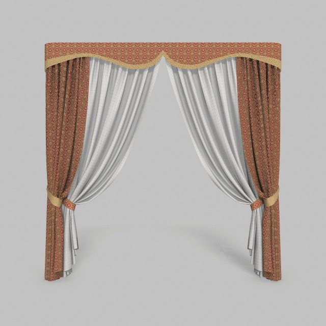 Curtains 3 3D Model