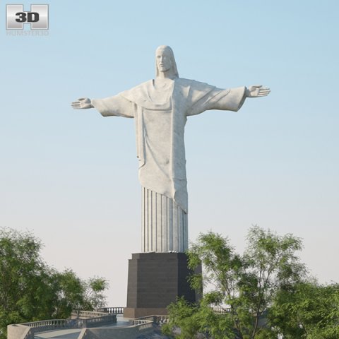 Christ the Redeemer 3D Model