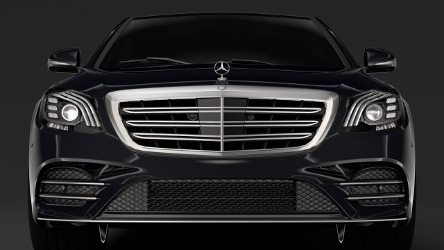 Mercedes Benz S 560 Lang AMG Line V222 2018 3D Model