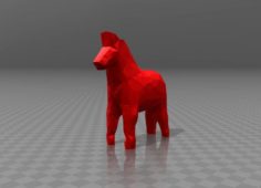 Dalecarlian Horse 3D Model