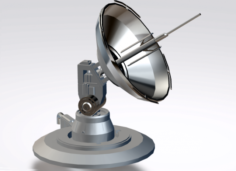 Sci-Fi Parabolic Antenna – High Detail Level 3D print model 3D Model