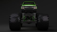 Monster Truck Chevrolet Silverado 3D Model