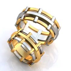 Wedding rings 1993 3D Model
