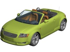 Audi TT Roadster 3D Model