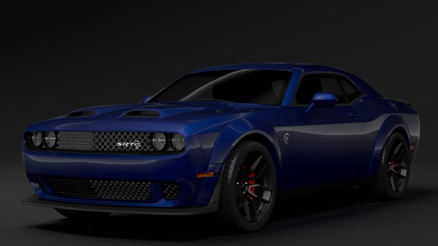 Dodge Challenger SRT Hellcat Widebody LC 2019 3D Model