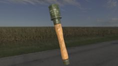 Stick grenade 3D Model