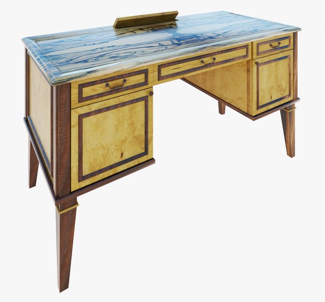 Furniture Classic Writing table 3D Model