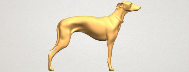 Skinny Dog 03 3D Model