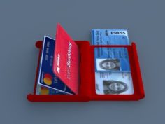 Compact Card Holder – 3d printed model 3D Model