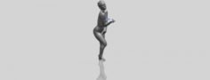 Naked Girl J06 3D Model