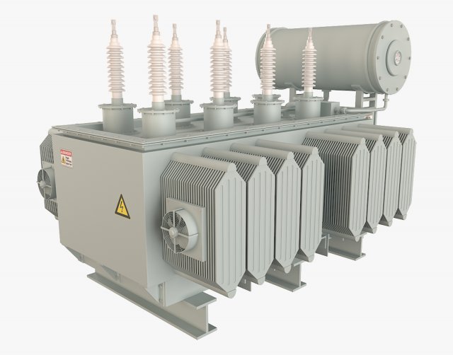 Electrical Transformer1 3D Model