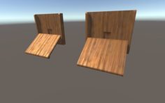 Hidden Table 1 Wood 1 3D Model