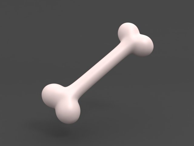 3D Dog Bone 3D Model