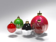 Christmas tree ball 8 Free 3D Model