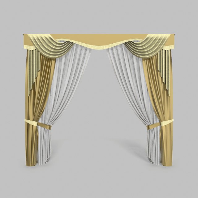 Curtains 13 3D Model