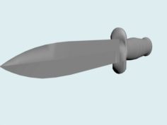 Knife 3D Model