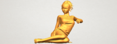 Naked Girl F07 3D Model
