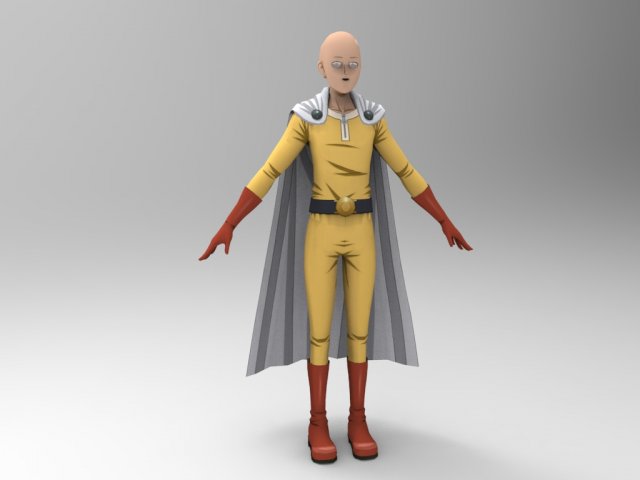 One Punch Man 3D Model