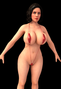 Woman bikini sexy 3D Model