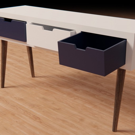 Wooden Table						 Free 3D Model