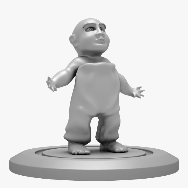 Child 01 3D Print 3D Model