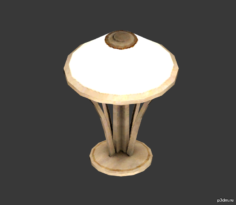 Light Desk 3D Model