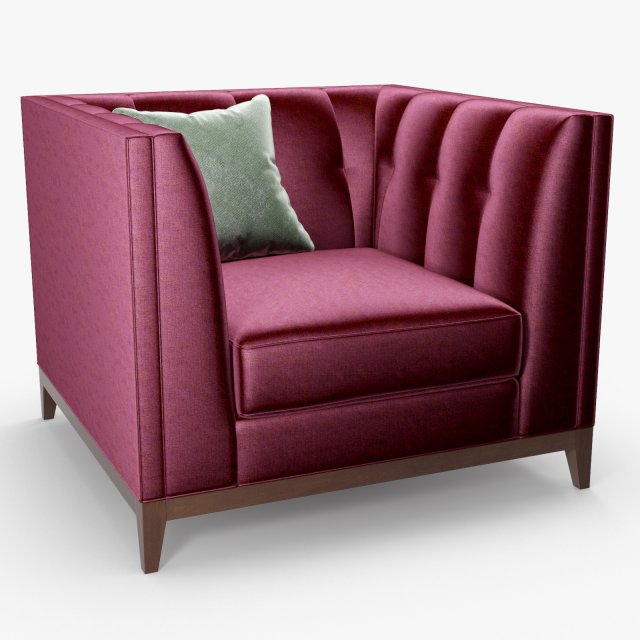 3D The sofa and chair company – Alexander chair 3D Model