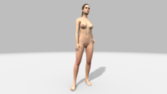of the girl 3D Model