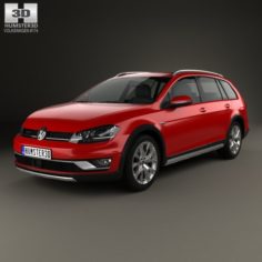 Volkswagen Golf Alltrack 2015 3D Model