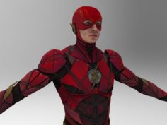 The Flash Justice League 3D Model