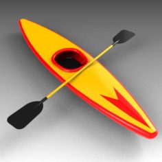 Generic Kayaks 3D Model
