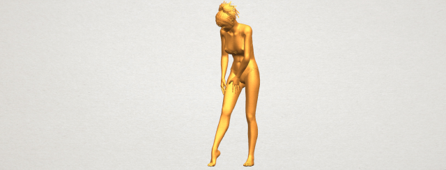 Naked Girl C04 3D Model