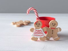 Christmas Gingerbread man Free 3D Model
