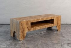 Wooden Coffee Table 3D Model