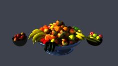 Some kinds of fruits 3D Model