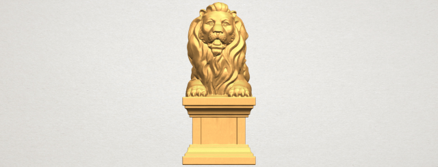 Lion 04 3D Model