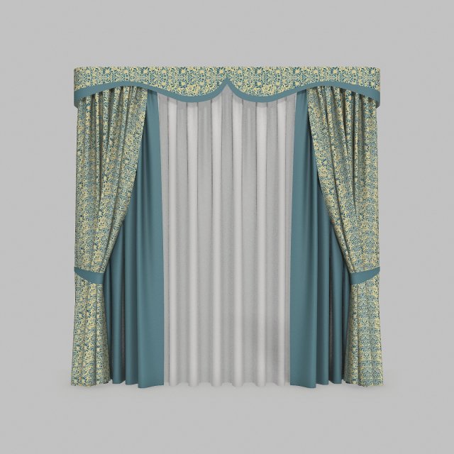 Curtains 6 3D Model