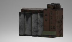 Old Silo Free 3D Model